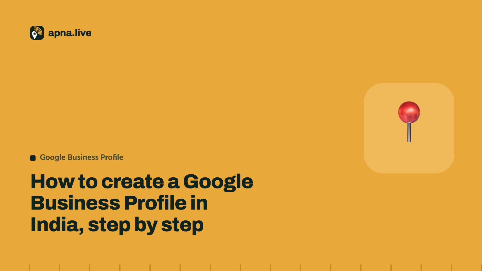 How to create a Google Business Profile in India, step by step