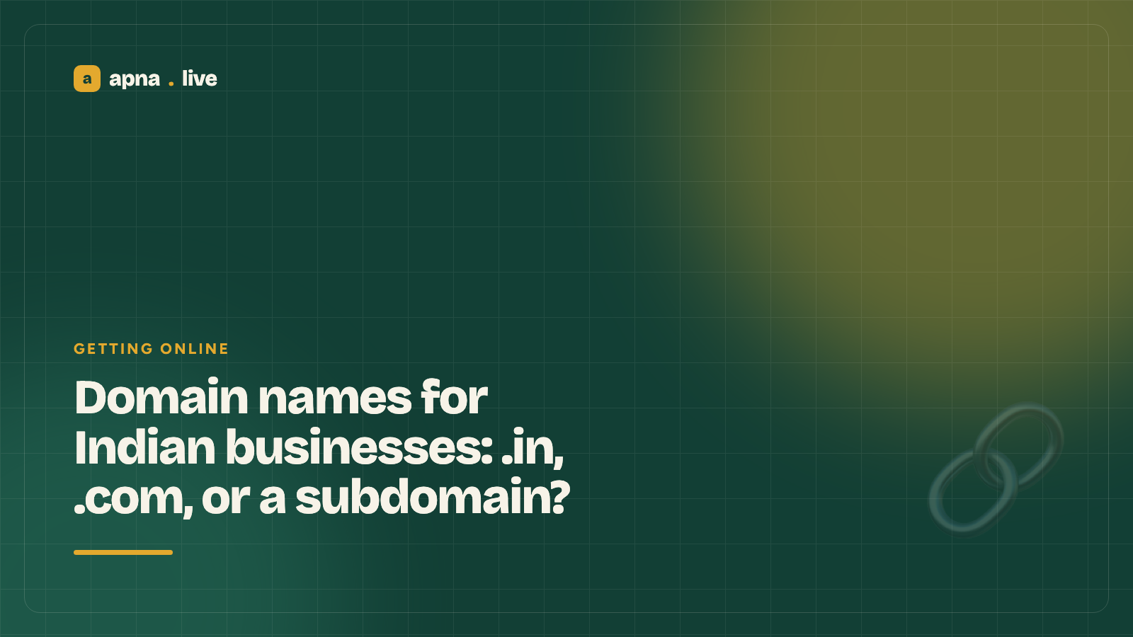 Domain names for Indian businesses: .in, .com, or a subdomain?