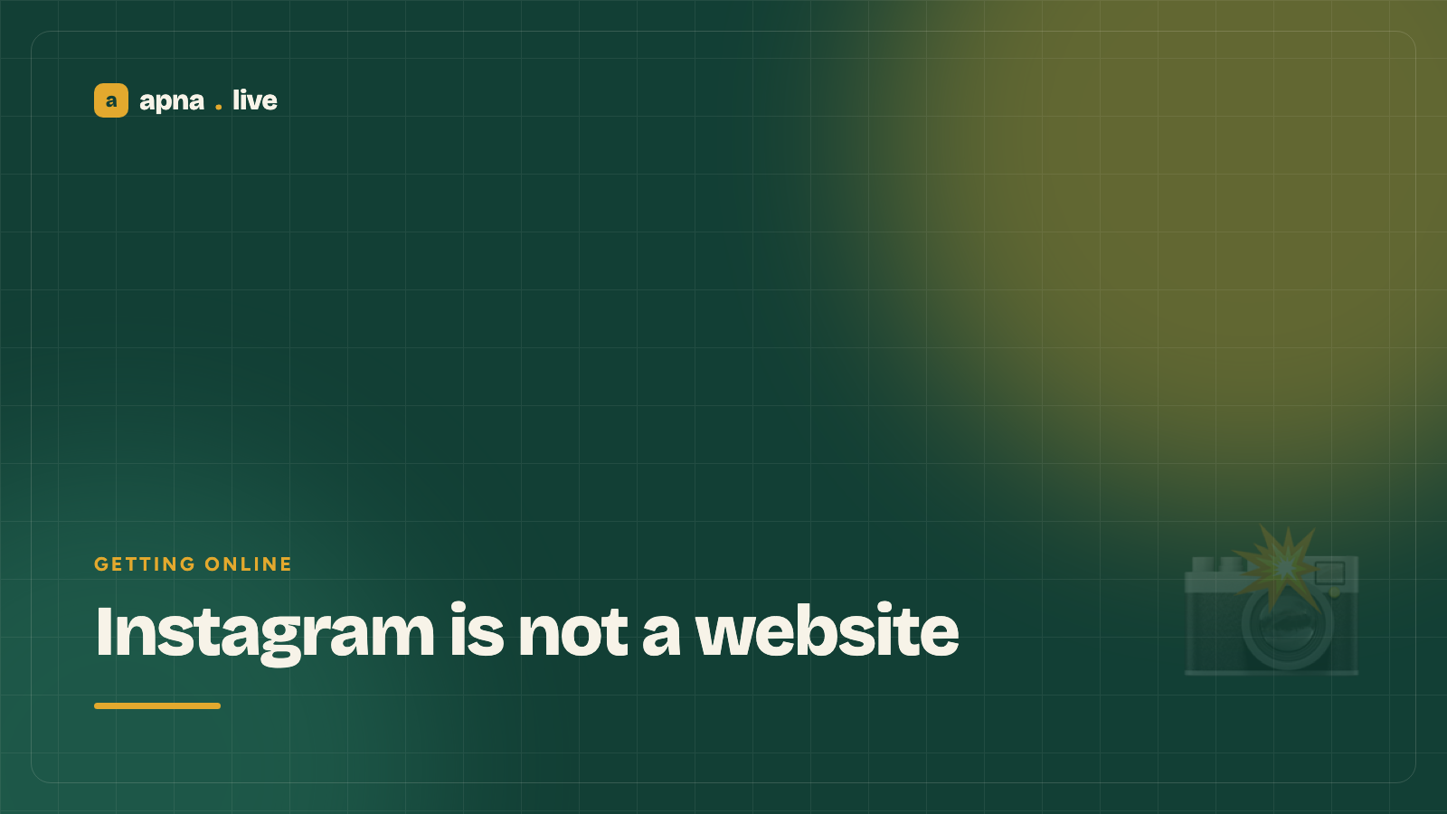Instagram is not a website