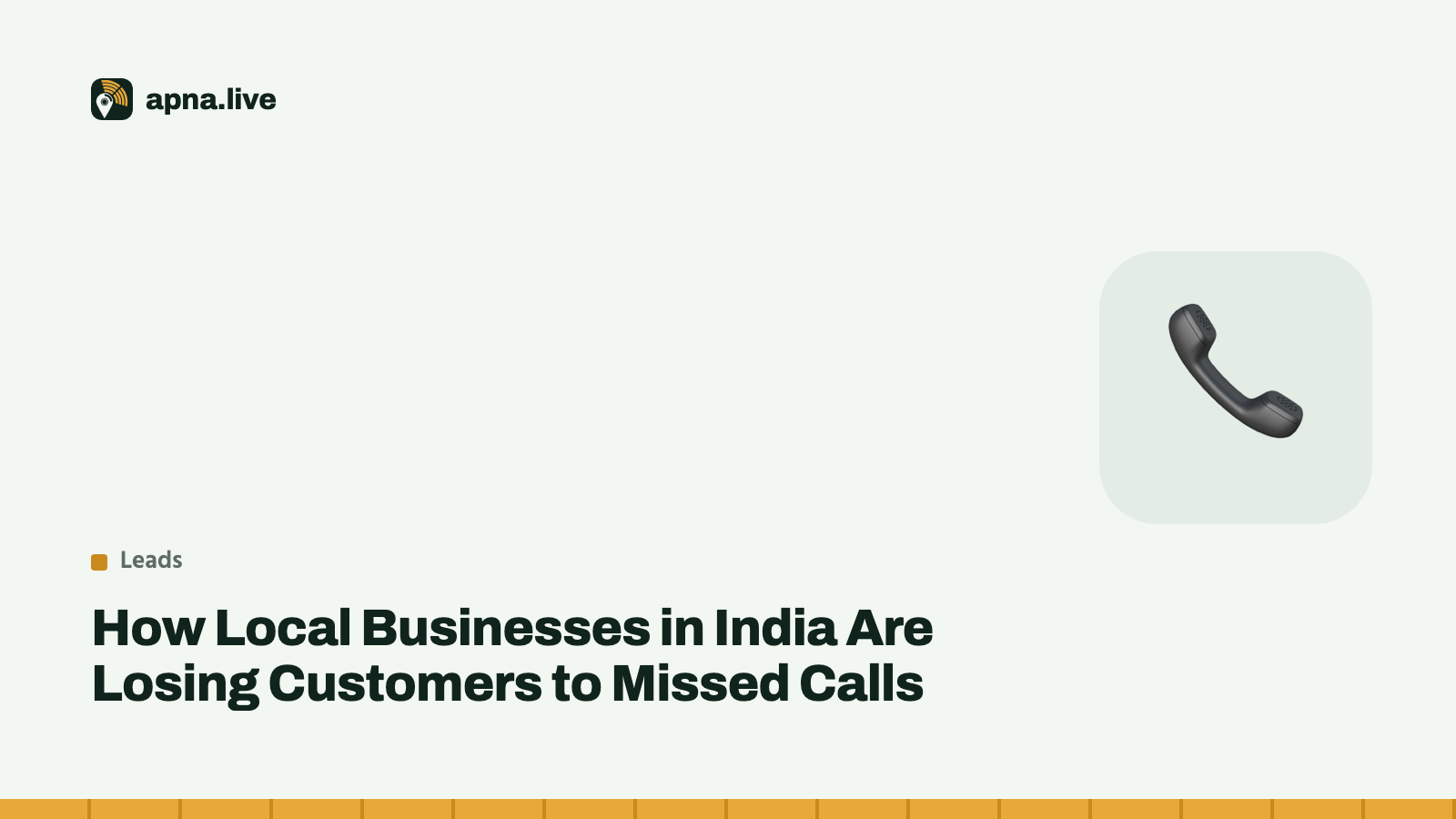 How Local Businesses in India Are Losing Customers to Missed Calls