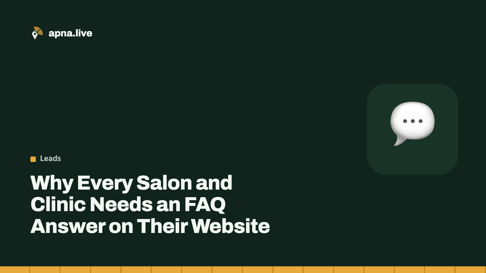 Why Every Salon and Clinic Needs an FAQ Answer on Their Website