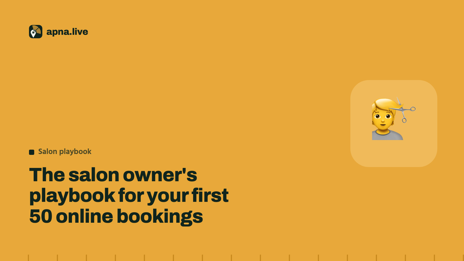The salon owner's playbook for your first 50 online bookings