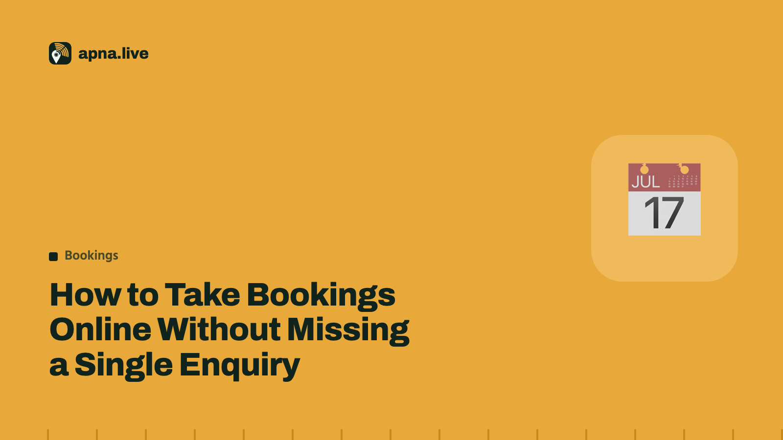 How to Take Bookings Online Without Missing a Single Enquiry