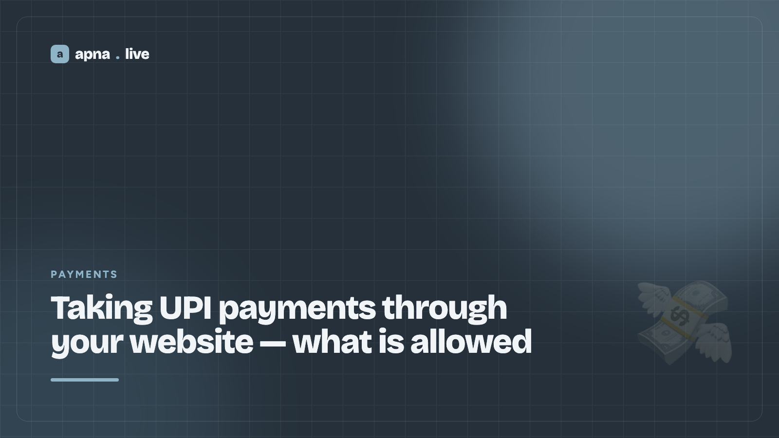 Taking UPI payments through your website — what is allowed