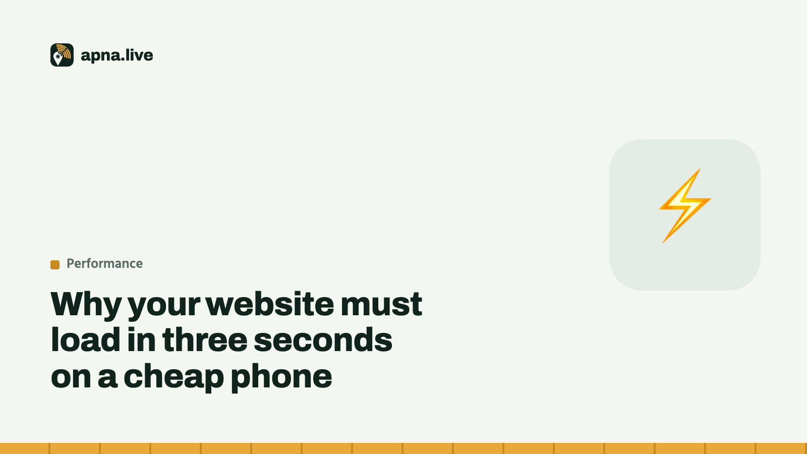Why your website must load in three seconds on a cheap phone