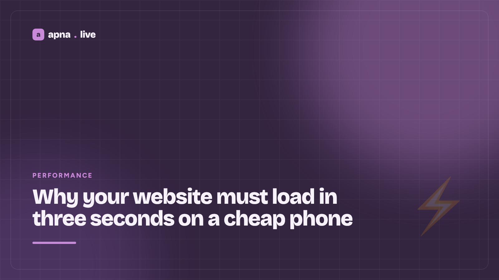 Why your website must load in three seconds on a cheap phone