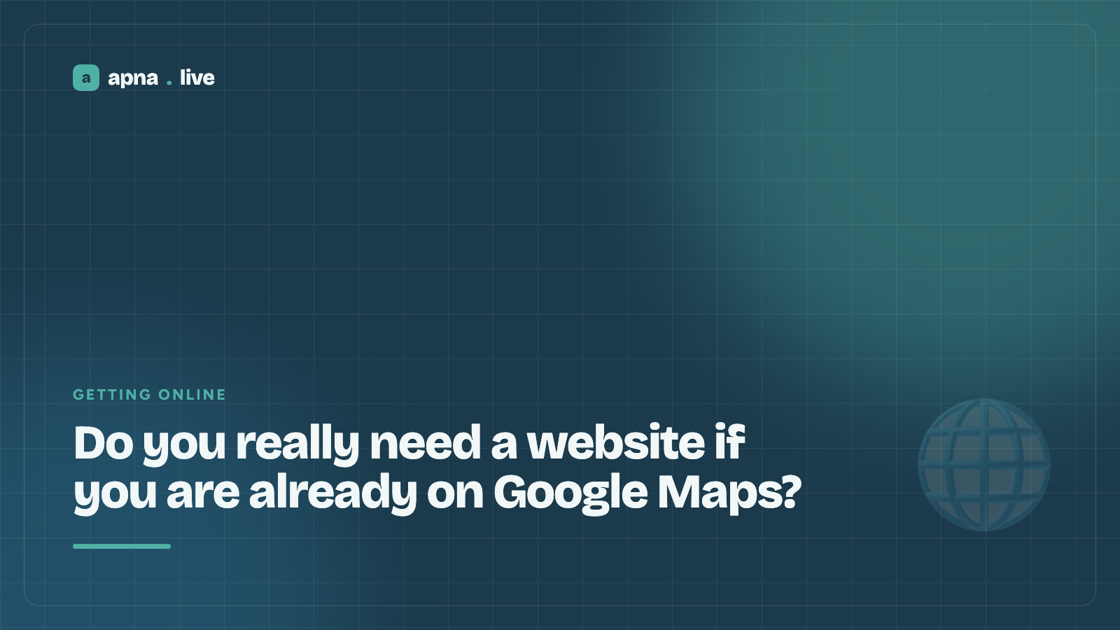 Do you really need a website if you are already on Google Maps?