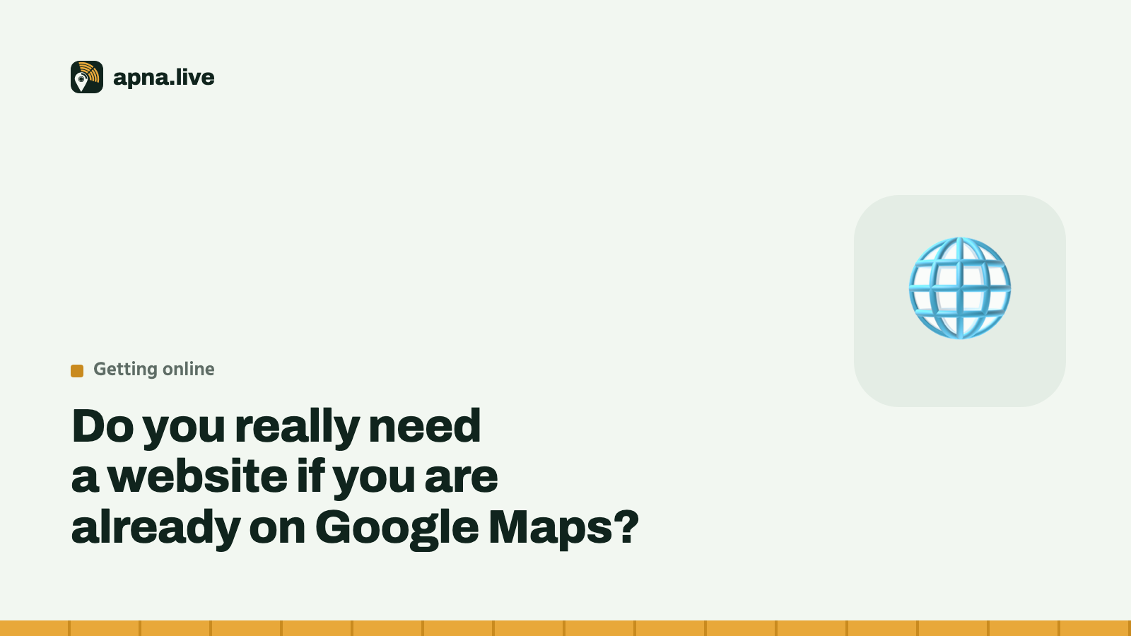 Do you really need a website if you are already on Google Maps?