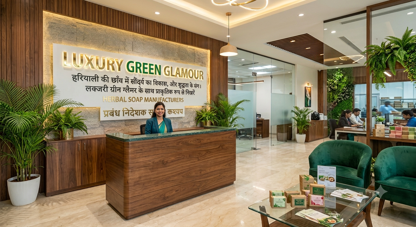 Luxury green glamour